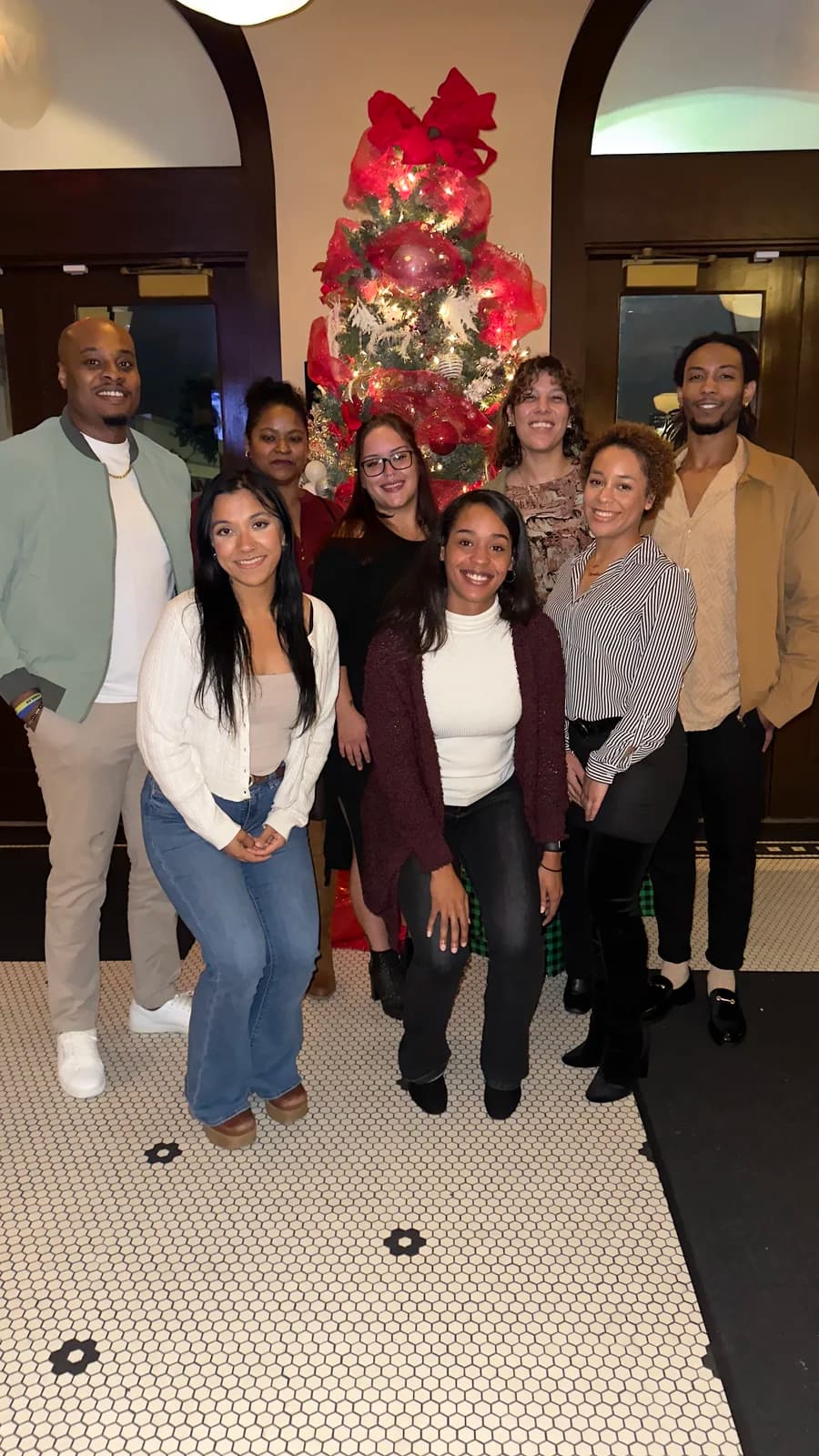 The Giving Care Houston team gathered for a holiday celebration